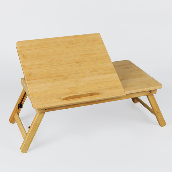 table pour ordinateur portable pour lit réglable pliable -FT1331-61| Matériau en bambou