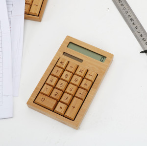 Wholesale Bamboo Calculator -CS18 for Office or Household