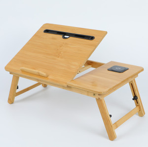 table d'ordinateur portable en bambou en bois pour étude -FT1335-C trois tailles pour choisir