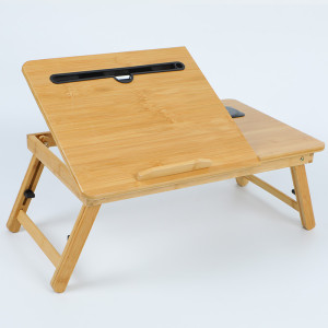 table d'ordinateur portable en bambou en bois pour étude -FT1335-C trois tailles pour choisir