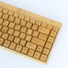 Bamboo computer wireless keyboard factory supplier -KG101