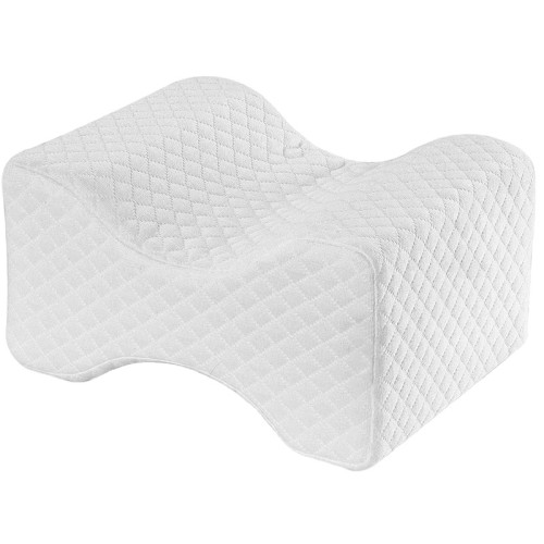 Memory Foam Knee Pillow Contour Wedge Pillow Orthopedic Leg Pillow For Side Sleeper