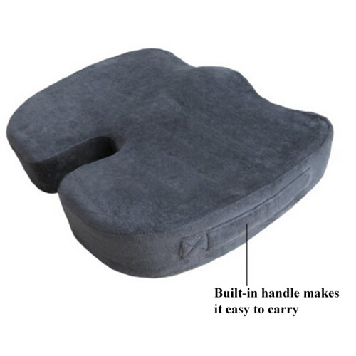 Coccyx Orthopedic Comfort Memory Foam Gel-enhanced wheelchair Seat Cushion