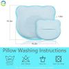 Newborn Infant Head Shaping Pillow With 100% Washable Model Cover Memory Foam Baby Pillow