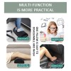Adjustable Desk Foot Rest Pillow Added Height Teardrop Design Under Desk Footrest Cushion