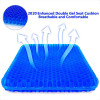 Coccyx Orthopedic Comfort Memory Foam Gel-enhanced wheelchair Seat Cushion
