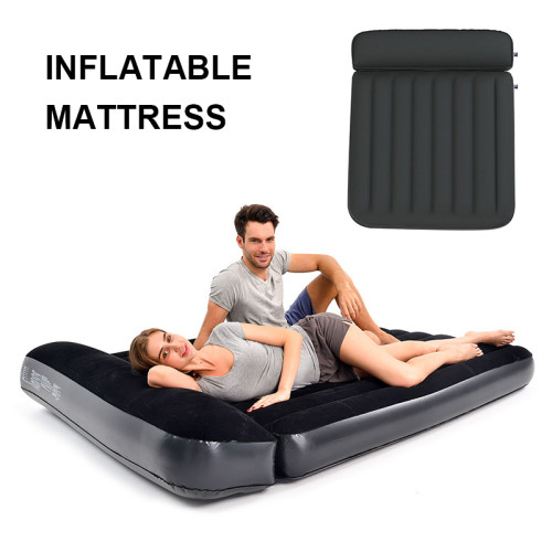 Inflatable Air Bed PVC flocking  Camping Mattress for Travel Air Rest Inflatable Car Mattress