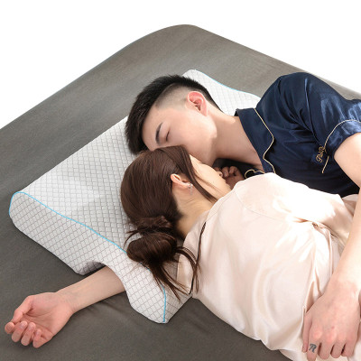 Couple Pillow Custom Factory Price Air Layer L-shaped Anti-pressure Arm Cervical Memory Foam Pillows