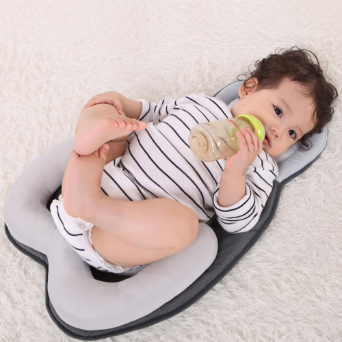 Baby Soft Cushion White Bear Shape Cushion for Baby Lying