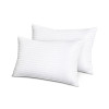 Hotel Collection Bed Pillows for Sleeping 2 Pack Queen Size Pillows for Side and Back Sleepers,Super Soft Down Alternative Micro