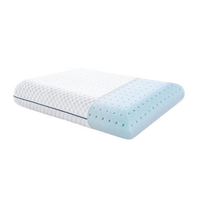 Ventilated Gel Infused Pillow Standard Size Memory Foam Pillow With Breathable Pillow Cover New Design with Aircell Technology