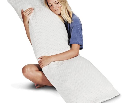 Washable Memory Foam Pillow Good Quality Bamboo Charcoal Super Durable Sleeping Cool OEM Long Body Pillow
