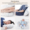 Naked Nursing Pillow | Positioner For Baby White Breast Feeding Pillow