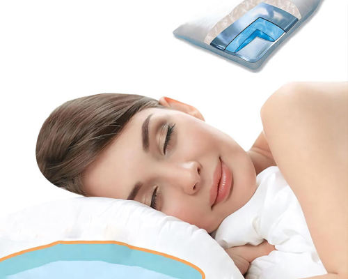 Premium Large Water Sleeping Pillow | Adjustable Supportive Water Pillow | Bed Pillow