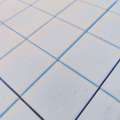 Memory Foam Pillow | Bed Sleeping | Comfort Cubes | Premium Geometric Structured Supportive Firm Soft Sided | Zippered Cover