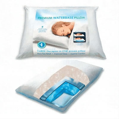 Premium Large Water Sleeping Pillow | Adjustable Supportive Water Pillow | Bed Pillow