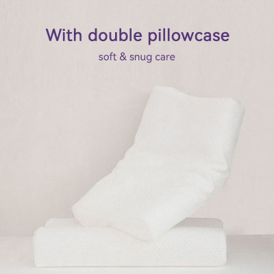 4D Air Fiber Pillow | Breathable and Removable Bed Pillow | Neck-Pain