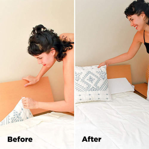 Bed Wedge Pillow | Mattress Wedge | Headboard Pillow | Gap Filler Between Your Headboard and Mattress