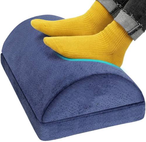 Adjustable Foot Rest - Foot Rest Under Desk Cushion Provides More Comfort for Legs | Ergonomic Footrest Cushion | Reduces Pressure Cushion