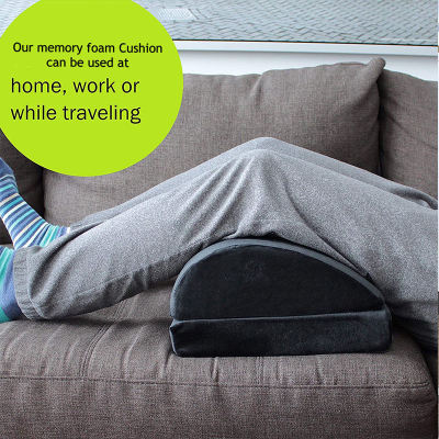 Adjustable Foot Rest - Foot Rest Under Desk Cushion Provides More Comfort for Legs | Ergonomic Footrest Cushion | Reduces Pressure Cushion