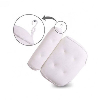 Bath Pillow | Home Back Neck Support Bathtub Spa | Hot Tub Suction Cups Luxury Waterproof | Comfort 3D Air Mesh