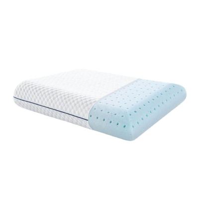 Ventilated Gel Infused Pillow | Standard Size Memory Foam Pillow | Breathable Pillow Cover | New Design | Aircell Technology