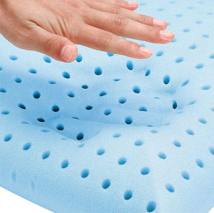 Ventilated Gel Infused Pillow | Standard Size Memory Foam Pillow | Breathable Pillow Cover | New Design | Aircell Technology