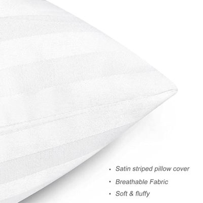 Hotel Collection Bed Pillows | Sleeping  Pillow | 2 Pack Queen Size Pillows | Side and Back Sleepers | Super Soft Down Alternative Micro