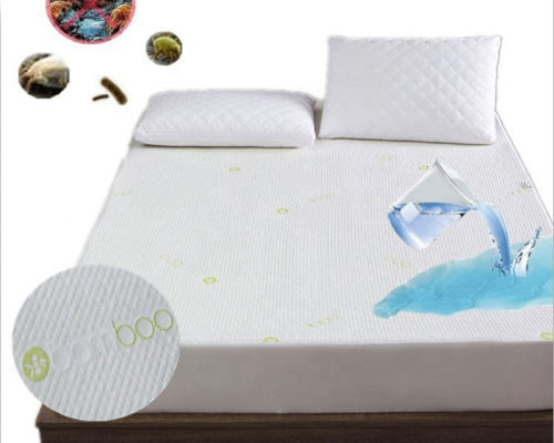 Queen Mattress Protector | Waterproof Bed Cover | Soft Surface Fabric | Breathable Quiet | Hypoallergenic Mattress Cover