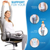 Coccyx Orthopedic Comfort Memory Foam | Gel-enhanced Wheelchair Seat Cushion