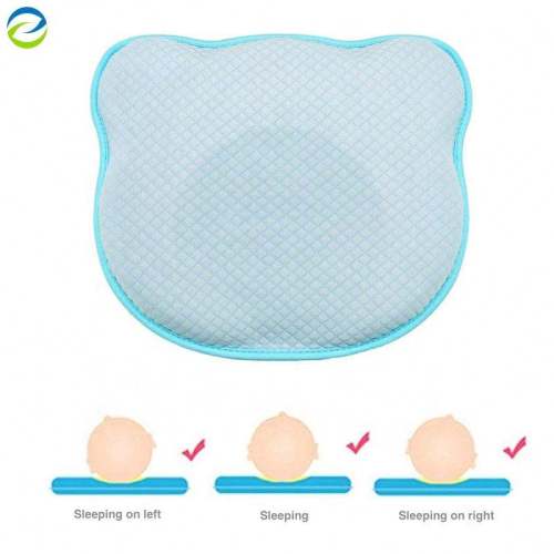 Newborn Infant Head Shaping Pillow | 100% Washable Model Cover Memory Foam Baby Pillow
