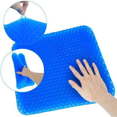 Memory Foam Cushion | Coccyx Orthopedic Comfort | Gel-enhanced Wheelchair Seat Cushion