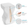 Memory Foam Knee Pillow | Contour Wedge Pillow | Orthopedic Leg Pillow | Side Sleeper
