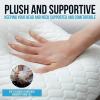 Shredded Foam Pillow | Custom Anti Aging Wrinkle | Cooling Gel Insert Memory Pillow | Cushion bed function pillow