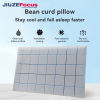 Memory Foam Bed Pillow | Sleeping Comfort Cubes | Premium Geometric Structured Supportive Firm Soft Sided | Zippered Cover