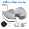 Car Gel Seat Cushion | Hot Sale Hemorrhoid Pillow | Blood circulation Silicone Cooling | Coccyx Orthopedic Memory Foam