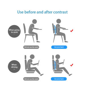 Car Lumbar Waist Support Back Rest Cushion | Office Seat Massage Mesh | Outdoor Chair Cushion
