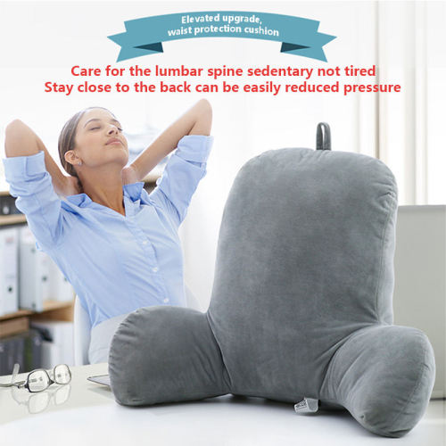 Comfort Back Wedge Support Rest Pillow | PP Cotton Reading Pillow | Bed Rest Lumbar Cushion | Back Support Home Office Car Seat