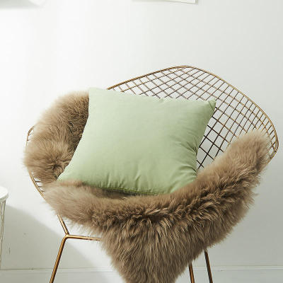 Velvet Decorative Throw Pillow Covers | Lumbar Pillow Covers Set | 2 Soft Sofa Couch Throw Pillow Cover | 12 x 20 Inch Cushion Case