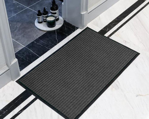 Front Door Mats | Welcome Mats 2-Pack - Indoor Outdoor Carpet | Entry Pads for Shoe Scrapers Ideal | Interior Outdoor Home