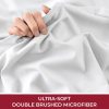 Queen Sheet Set | Hotel Luxury Bedding Sheets | Pillowcases Deep Pocket up to 16 inch | Mattress Stain Resistant 4 Piece