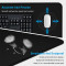 Computer Keyboard Pad Mat | Custom Gaming Mouse Pad Mat | Stretched Edge Waterproof Fabric | Non-slip Rubber Extended Desktop Pad Mat