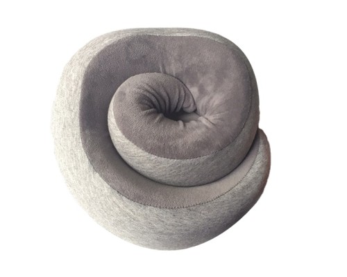 Memory Foam Travel Neck Pillow | RTS U Shape Snail | Easy Take Magnet Button