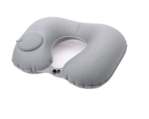Travel Neck Pillow | Ultralight Hand Press Lnflatable | Cylindrical Cervical