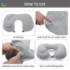 Travel Neck Pillow | Ultralight Hand Press Lnflatable | Cylindrical Cervical
