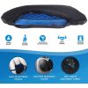 Gel back Cushion | Double Thick Gel Cushion | Long Sitting | Non-Slip Cover | Breathable Honeycomb Chair Pads
