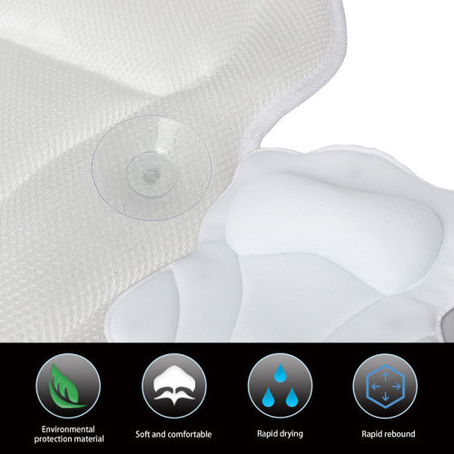 Cat Shape | New designed Bath Pillow | Tub 5D air Mesh | SPA Bath Pillow
