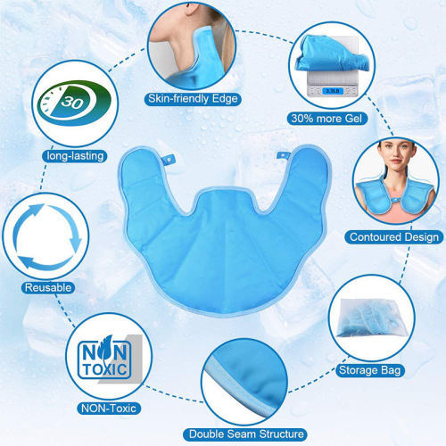Therapeutic Ice Pack | Element Reusable Gel | Cold Pack Wrap Cold Compress Therapy | Neck Shoulder