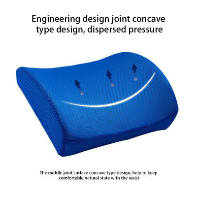 NEW Cooling | Gel Lower Back Lumbar | Support Cushion | Body Forming Memory Foam