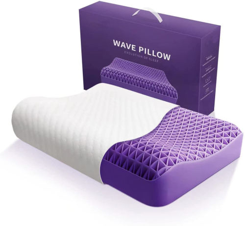 Bed function Gel Pillow | Bamboo Ergonomic Orthopedic Neck Pillow | Neck Relaxation Pressure Relief Pillow
